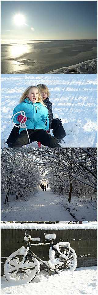 Sneeuw in Hoorn